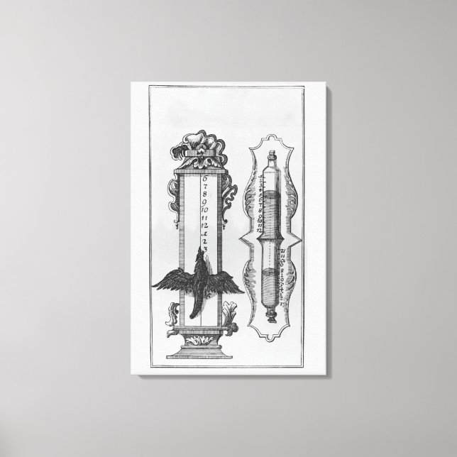 Eine alte Schrift, Abbildung Leinwanddruck (Vorderseite)