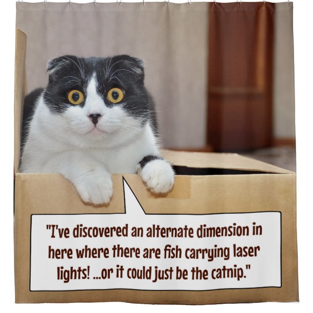 Eine alternative Dimension Duschvorhang (Vorderseite)