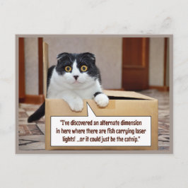 Eine alternative Dimension Feiertagspostkarte