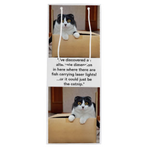 Eine alternative Dimension Geschenktüte Für Weinflaschen