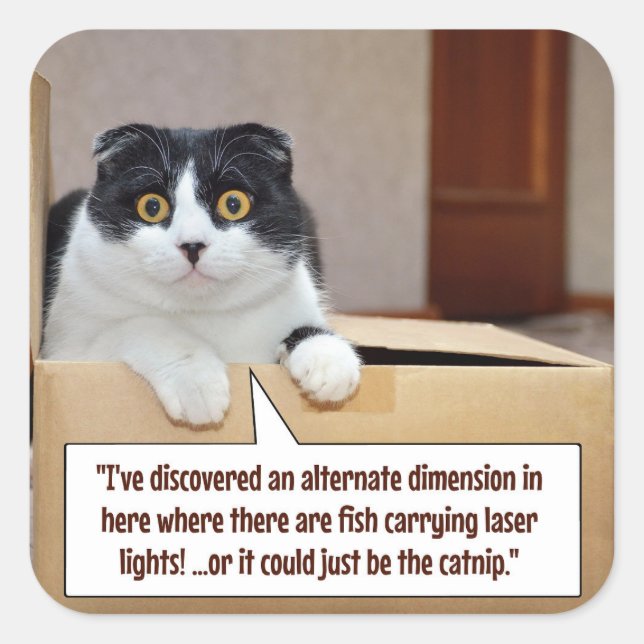 Eine alternative Dimension Quadratischer Aufkleber (Vorderseite)