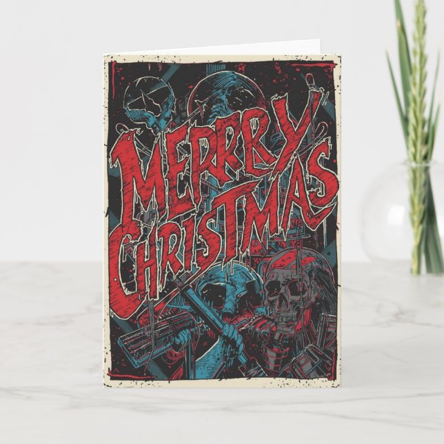 Eine alternative Weihnachtskarte Karte (Vorderseite)