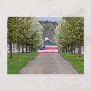 Eine amerikanische Farm Postkarte