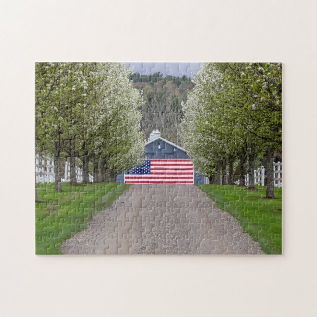Eine amerikanische Farm Puzzle (Horizontal)