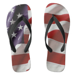 Eine amerikanische Flagge - alter Ruhm Flip Flops