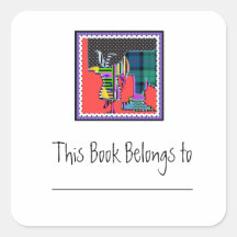 eine andere Art von Aufkleber für tierisches Buchz