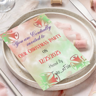 Eine andere Art von Weihnachtsfeier Einladung
