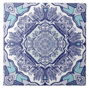 Eine andere blaue China inspiriert Design Keramik  Fliese