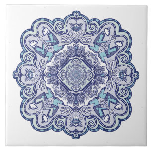Eine andere blaue China inspiriert Design Keramik  Fliese