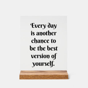 Eine andere Chance Akryling Acrylschild