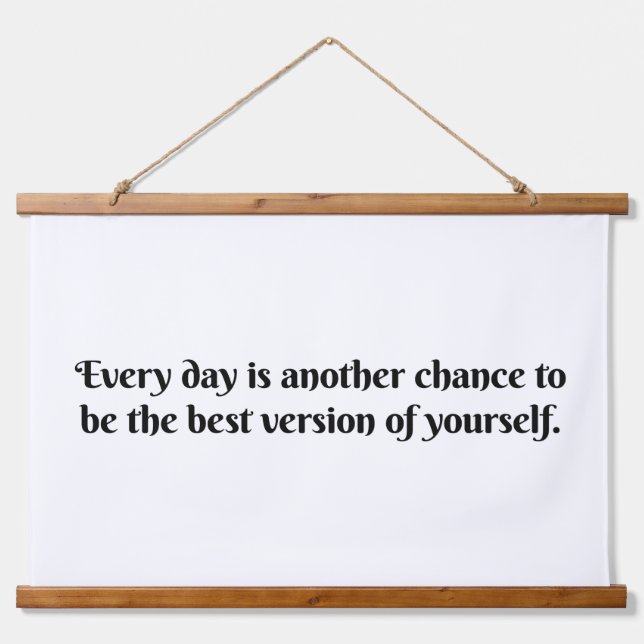 Eine andere Chance, Holzklappwand Wandteppich Mit Holzrahmen (Vorne)