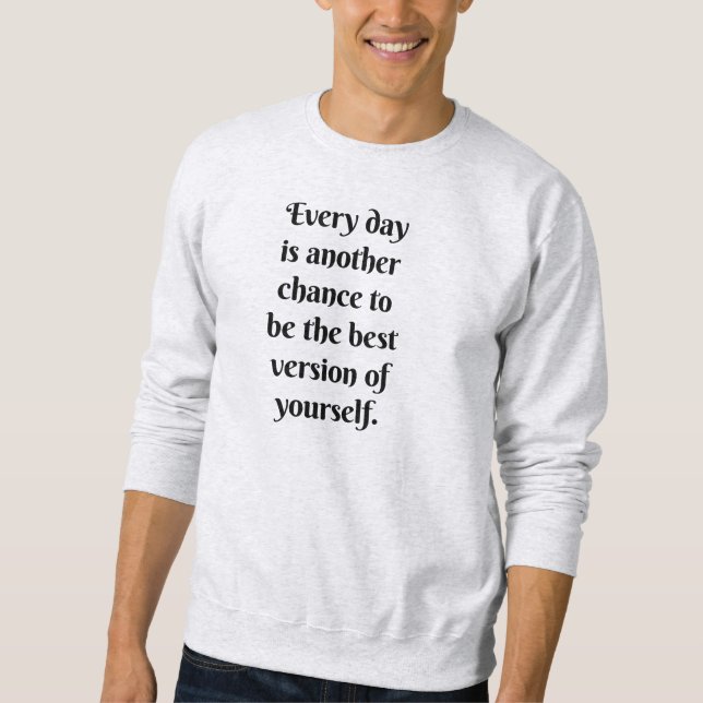 Eine andere Chance Männer Basic Sweatshirt (Vorderseite)