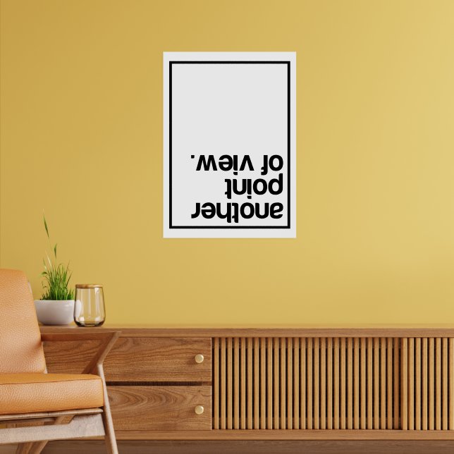 Eine andere Sichtweise Poster (Wohnzimmer 2)