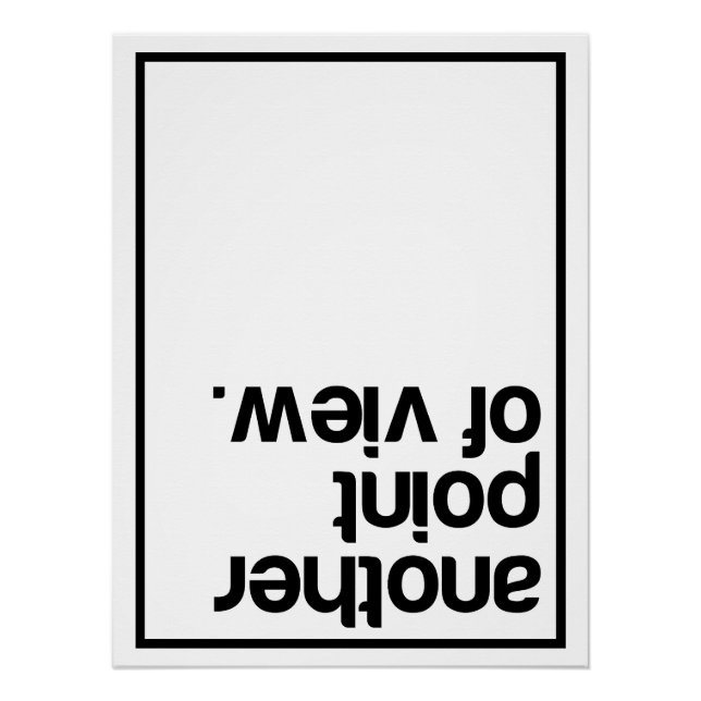 Eine andere Sichtweise Poster (Vorderseite)