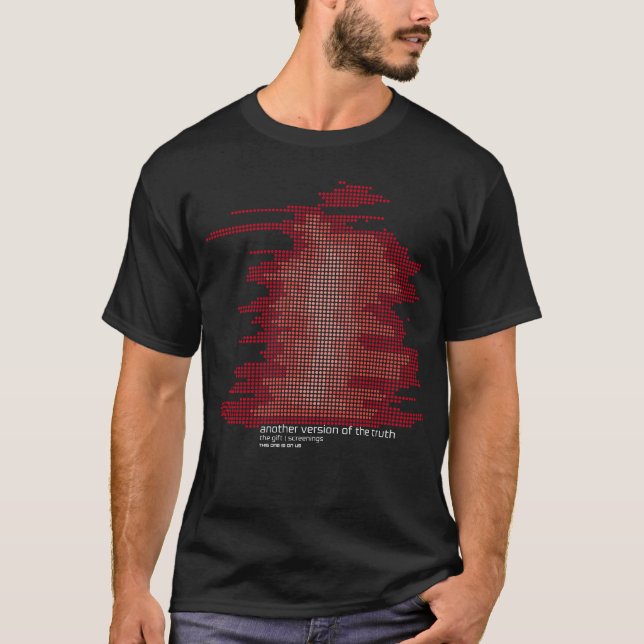 Eine andere Version der Wahrheit: Siebungs-t T-Shirt (Vorderseite)