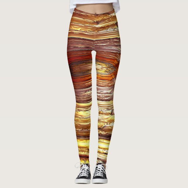 Eine andere Welt Abstrakt Leggings (Vorderseite)
