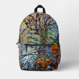 Eine Änderung der Blätter Bedruckter Rucksack