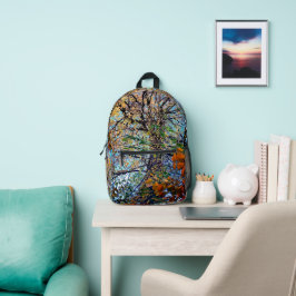 Eine Änderung der Blätter Bedruckter Rucksack