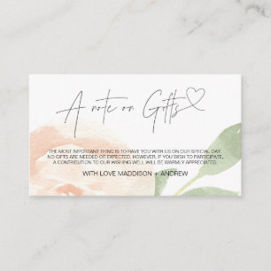 Eine Anmerkung über Geschenk-wünschende wohle Begleitkarte