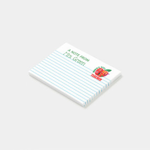 Eine Anmerkung vom Weltbesten Lehrer Post-it Klebezettel