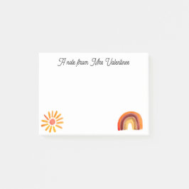 Eine Anmerkung von Boho Bohemische Wasserfarbe Post-it Klebezettel