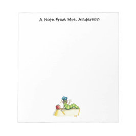 Eine Anmerkung von der Lehrer-Notiz-Auflage Notizblock