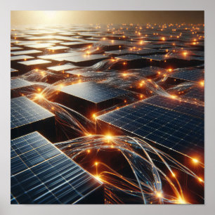 Eine Anordnung elektronischer Komponenten Poster