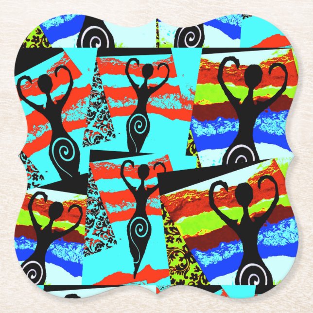 EINE ANSAMMLUNG DER GÖTTIN-UNTERSETZER UNTERSETZER (Vorderseite)