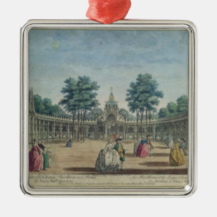 Eine Ansicht der chinesischen Pavillons und der Silbernes Ornament