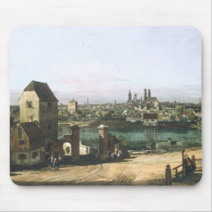 Eine Ansicht der deutschen Stadt München durch B. Mousepad