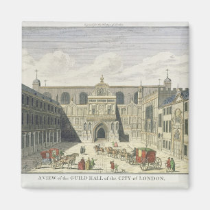 Eine Ansicht der Innung Hall der Stadt von London, Magnet