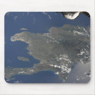 Eine Ansicht der karibischen Insel von Hispaniola Mousepad