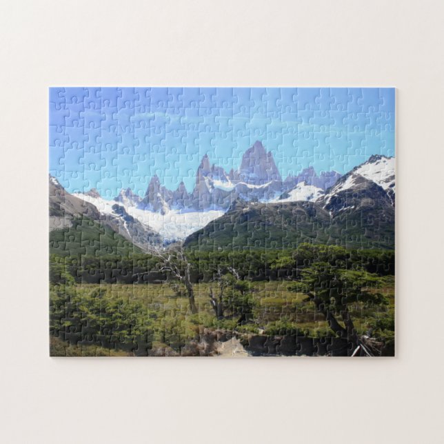 Eine Ansicht des Bergs Fitz Roy Puzzle (Horizontal)