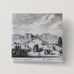 Eine Ansicht des Findlings-Krankenhauses Button
