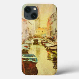 Eine Ansicht des Kanals mit Booten und Gebäude Case-Mate iPhone Hülle