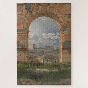 Eine Ansicht durch drei Bögen des Kolosseums Puzzle