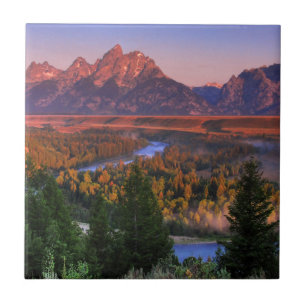 Eine Ansicht morgens Fliese