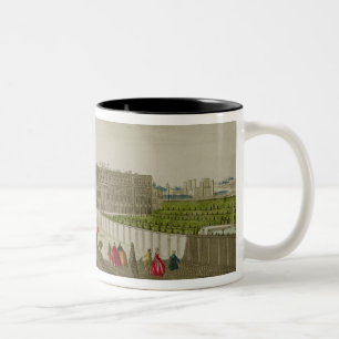 Eine Ansicht Royal Palaces des Hampton Court, Zweifarbige Tasse