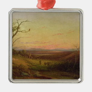 Eine Ansicht von Adelaide am Sonnenuntergang Silbernes Ornament