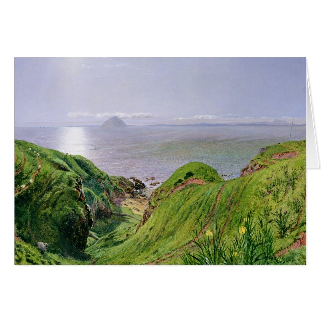 Eine Ansicht von Ailsa Craig und die Insel von (Vorderseite (Horizontal))