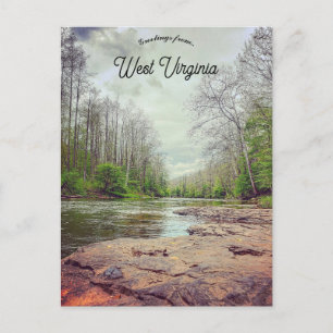 Eine Ansicht von Bergoo West Virginia Postkarte