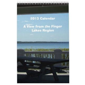 Eine Ansicht von der Finger See-Region Kalender