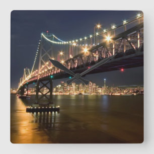 Eine Ansicht von der Schatz-Insel Quadratische Wanduhr