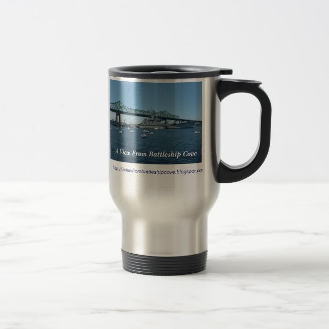 Eine Ansicht von der Schlachtschiff-Bucht-Tasse Reisebecher (Rechts)