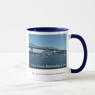 Eine Ansicht von der Schlachtschiff-Bucht-Tasse Tasse