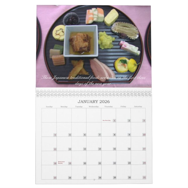 Eine Ansicht von Japan Kalender (Jan 2026)