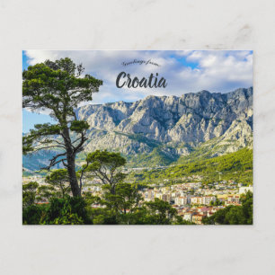Eine Ansicht von Makarska Kroatien Postkarte