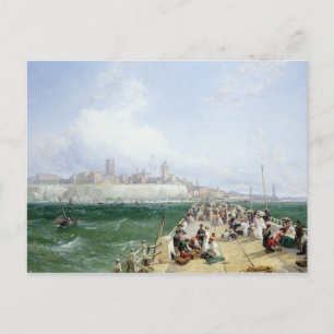 Eine Ansicht von Margate vom Pier, 1868 Postkarte