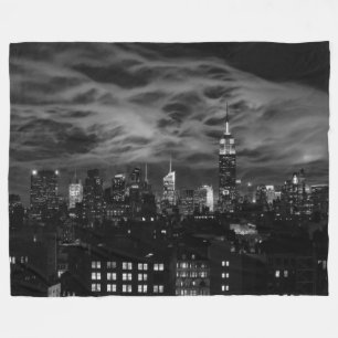 Eine Ansicht von oben: Herbst im Central Park 01 Fleecedecke