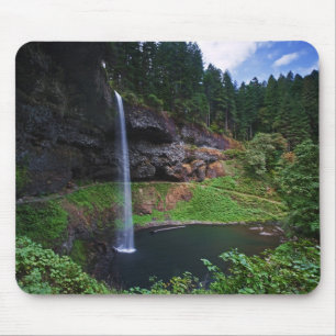 Eine Ansicht von South Falls im Silver Falls State Mousepad